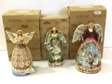 Collection of 3 Jim Shore Angel Figurines w/ Boxes
