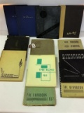 Lot of 13 Old Dixonian Yearbooks-Dixon, IL