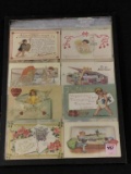 Collection of Approx. 40 Very Nice Old Valentine