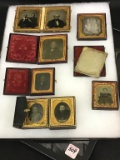 Group of 9 Tin Types (Showcase Not Included)