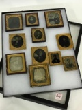 Group of 11 Tin Types (Showcase Not Included)