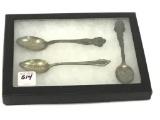 Lot of 3 Sterling Silver Souvenir Spoons