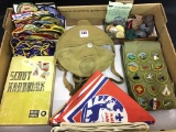 Lg. Group of Boy Scout Items Including