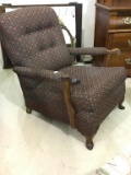 Vintage Upholstered Chair w/