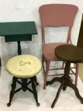 Lot of 4 Sm. Furniture Pieces Including