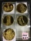 Lot of 5-24 Kt Gold Electroplate on Sterling