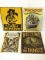 Lot of 4 Contemp. Tin Signs Including
