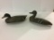 Lot of 2-Unknown Vintage Wood Decoys