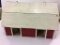 Lg. Homemade Wood Red & White Toy Barn