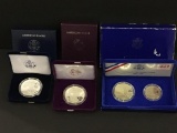 Group of Coins Including 2-American Eagle One