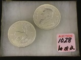 Lot of 2-One Ounce Fine Silver 2018