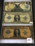 Lot of 3-One Dollar Silver Certificates
