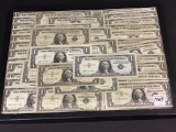 Lot of 52-One Dollar Silver Certificates Including