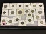 Collection of 20 Old Dimes Including