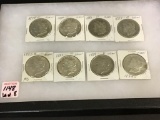 Lot of 8 Morgan Silver Dollars Including