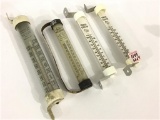 Lot of 4 Adv. Thermometers Including 2-Penrose