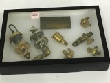 Group w/ Oilers, Brass Parts & Sm. Plaque-