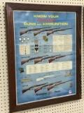 Framed Remintgon Gun Ad (36 X 22)