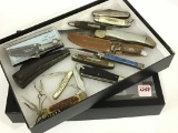 Group of Approx. 12 Various Folding Knives
