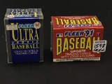 Lot of 2-Un-Opened Fleer 1991 Baseball Card