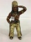 Iron Indian Bank (Approx. 10 Inches Tall)