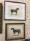 Lot of 2 Framed Arabian Horse Pictures