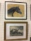 Lot of 3 Various Framed Horse Pictures & Photos