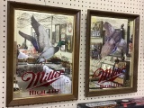 Lot of 2 Wisconsin Miller High LIfe Adv.