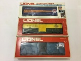 Lot of 3 Lionel O-Gauge Box Cars w/ Boxes