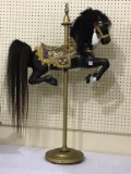 Homemade Plastic Carousel Decorated Horse