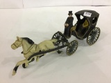 Iron Horse Drawn Buggy w/ Figures