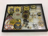 Group of Various Sheriff Badges, Patches & Pins