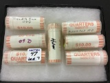 Lot of 7-Rolls of 2009-(Puerto Rica) Quarters