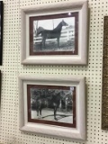 Lot of 2 Framed Arabian Horse Photos