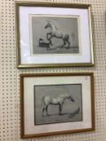 Lot of 2 Fraemd Arabian Horse Pictures