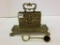 Heavy Brass Ornate Letter Holder & Brass