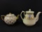 Lot of 2 Hall Teapots (5 & 7 Inches Tall)