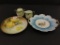Lot of 4 Including Un-Marked Floral Paint