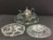 Group of Various Glass Serving Plates, Bowls