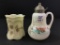 Lot of 2 Including Decorated Syrup & Custard