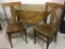 Wood Drop Leaf Table (Approx. 29 Inches