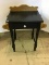 Painted Wood One Drawer Wash Stand w/