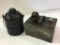 Pair of Primitive Tin Items Including