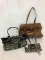 Lot of 3 Including Ladies Coach Purse w/ Matching