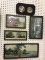 Lot of 5 Sm. Framed Prints Including Mostly