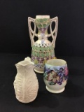 Lot of 3 Hungary Budepest #6051 Vase