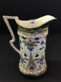 Unknown Decorated PItcher-Bottom Marked w/