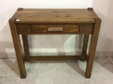 Oak One Drawer Mission Style Occasional or Lamp
