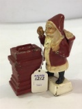 Iron Santa Claus Mechanical Bank