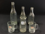 Lot of 6 Including 3-Bottles From